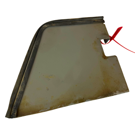 Hörnplåt över kylare